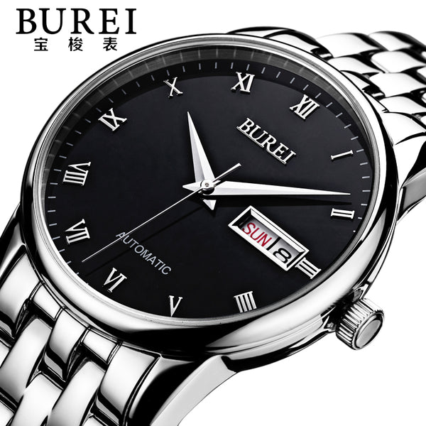 Lens Men Automatic Mechanical Watch Waterproof