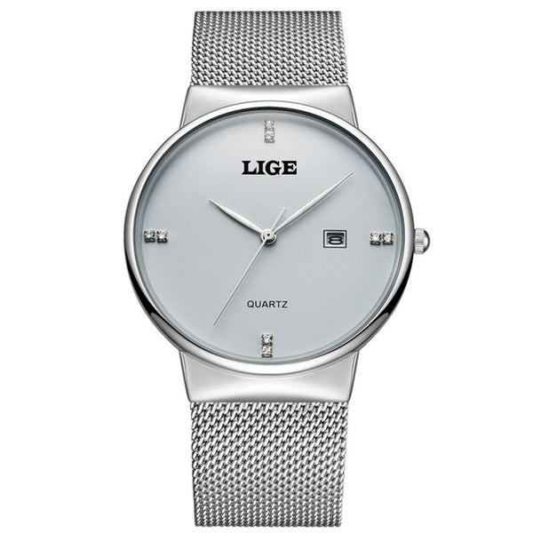 Men's Watches New luxury brand steel mesh strap