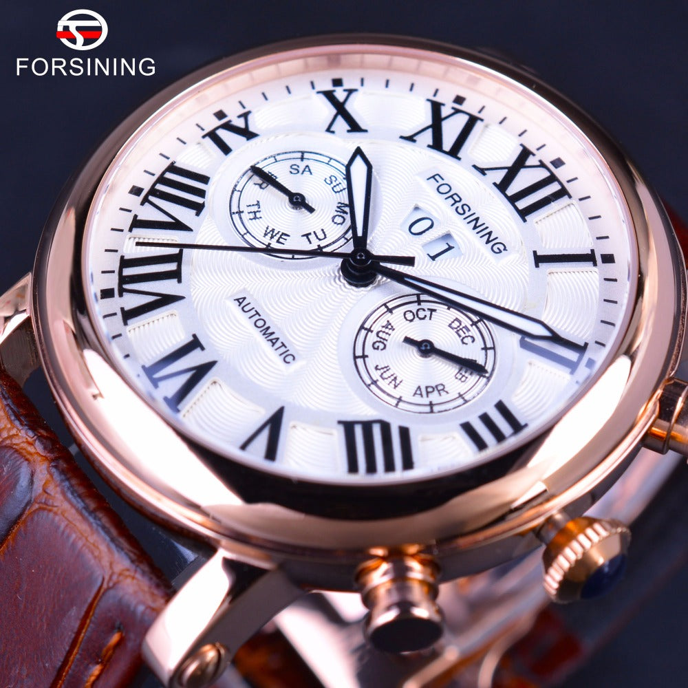 New Series Luxury Brand Design Sapphire Glass Surface Rose