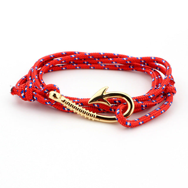 Multilayer Rope Bracelet pulseras hombre