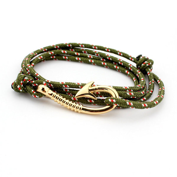 Multilayer Rope Bracelet pulseras hombre