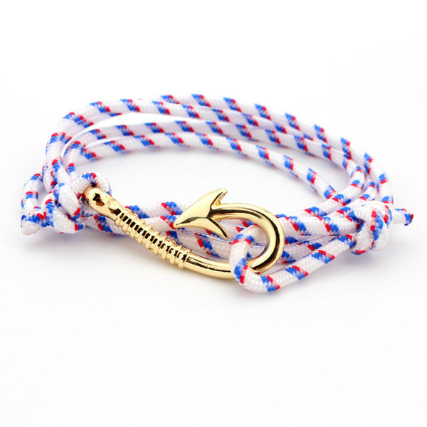 Multilayer Rope Bracelet pulseras hombre