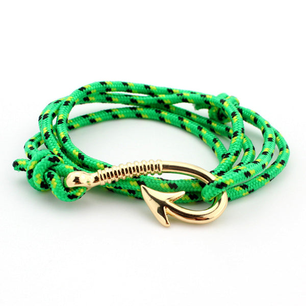 Multilayer Rope Bracelet pulseras hombre