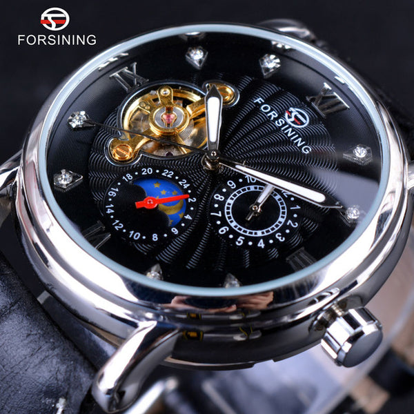 Luminous Design Rose Golden Case Men Watch