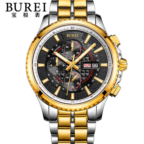Crystal Lens Quartz Watch Luminous Waterproof Wristwatches