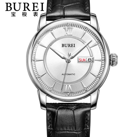 Men Automatic Mechanical Watch Waterproof Fashion Luminous Wristwatch