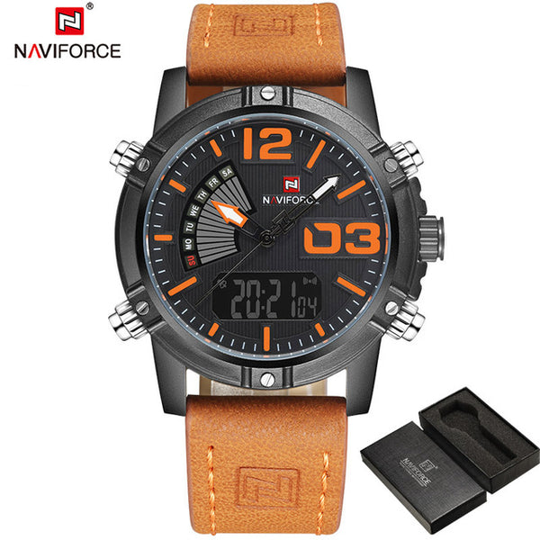 NAVIFORCE Men's Fashion Sport Watches
