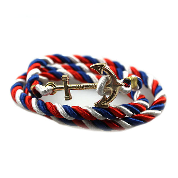 Woven Multilayer Anchor Bracelets & Bangles