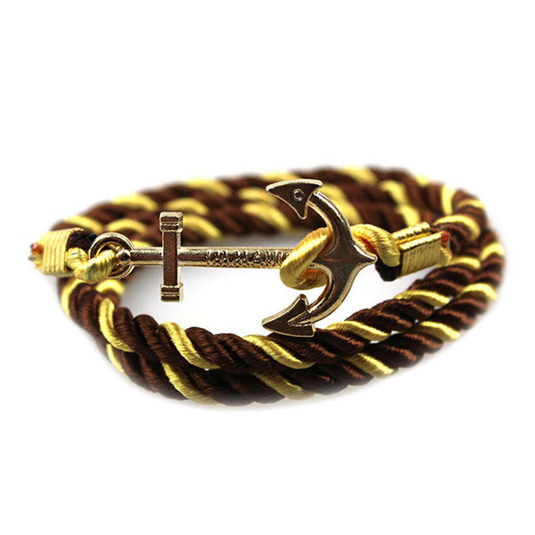 Woven Multilayer Anchor Bracelets & Bangles