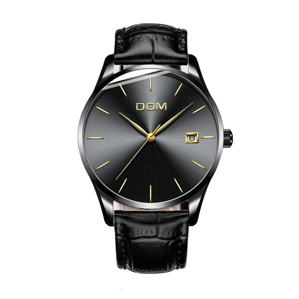 DOM Top Brand Luxury Quartz watch Stainless Steel Mesh Strap