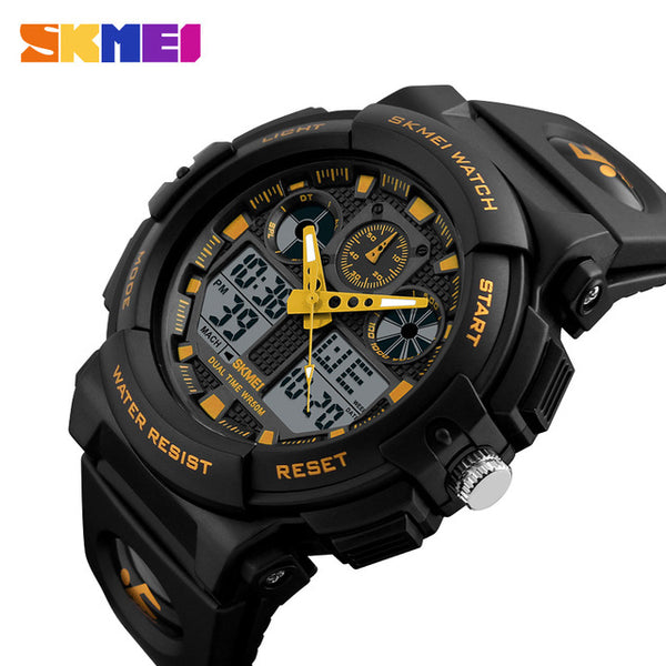 LED Electronic Dual Display Wristwatches