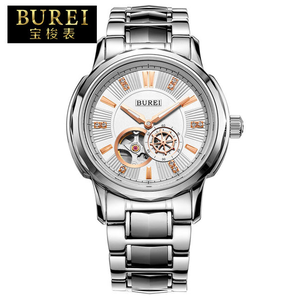 Stainless Steel Automatic Mechanical Watch Waterproof