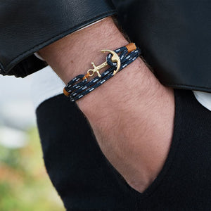 Navigation Anchor Bracelets for Men