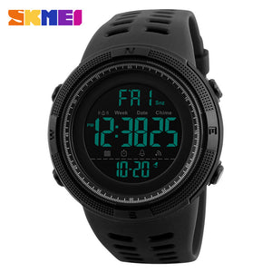 Countdown Double Time Watch Alarm Chrono