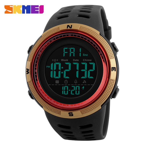 Countdown Double Time Watch Alarm Chrono