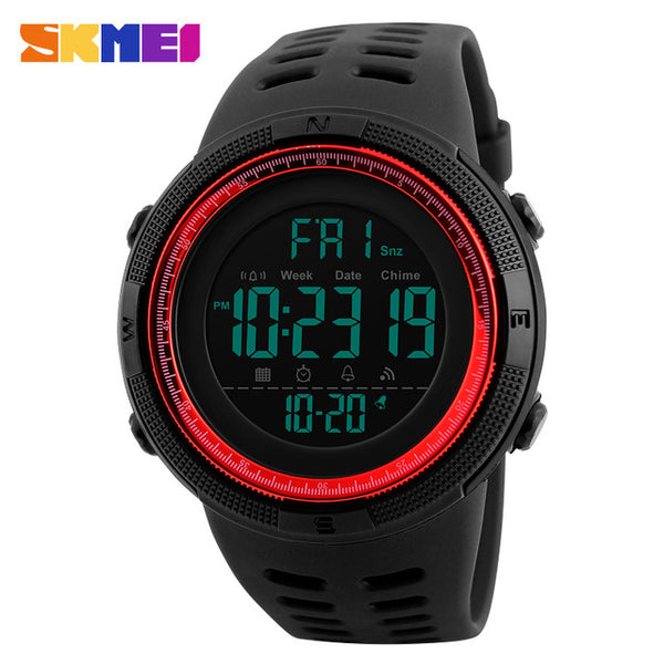 Countdown Double Time Watch Alarm Chrono