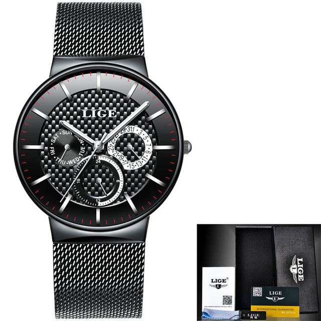 Reloj Hombre LIGE Brand Men's Watches