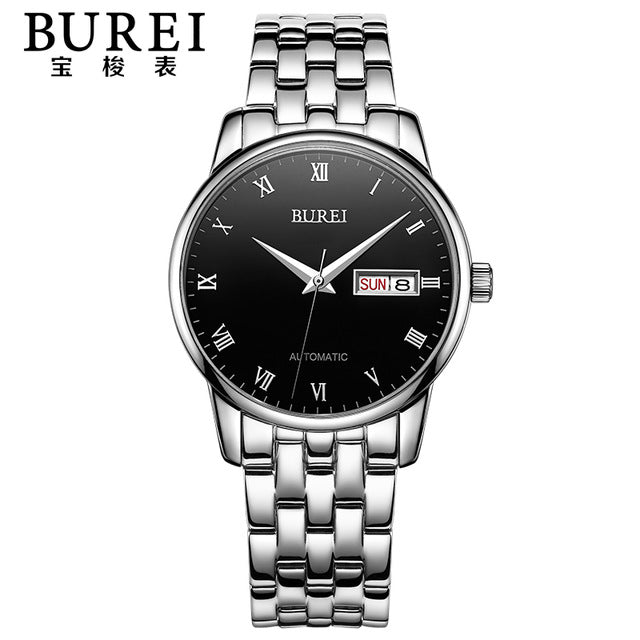 Lens Men Automatic Mechanical Watch Waterproof