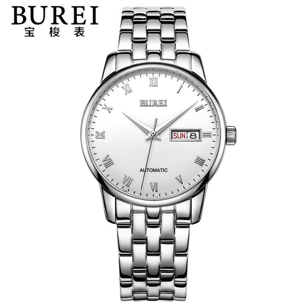 Lens Men Automatic Mechanical Watch Waterproof