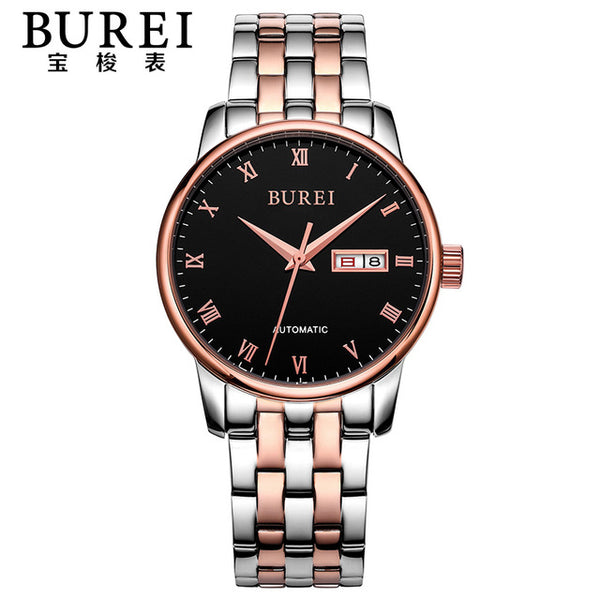 Lens Men Automatic Mechanical Watch Waterproof