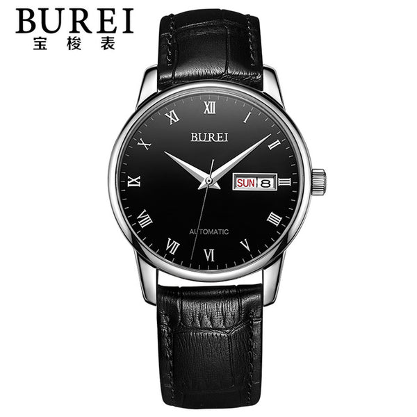 Lens Men Automatic Mechanical Watch Waterproof