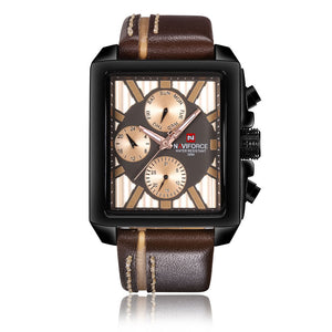 Genuine Leather Quartz Men Watch
